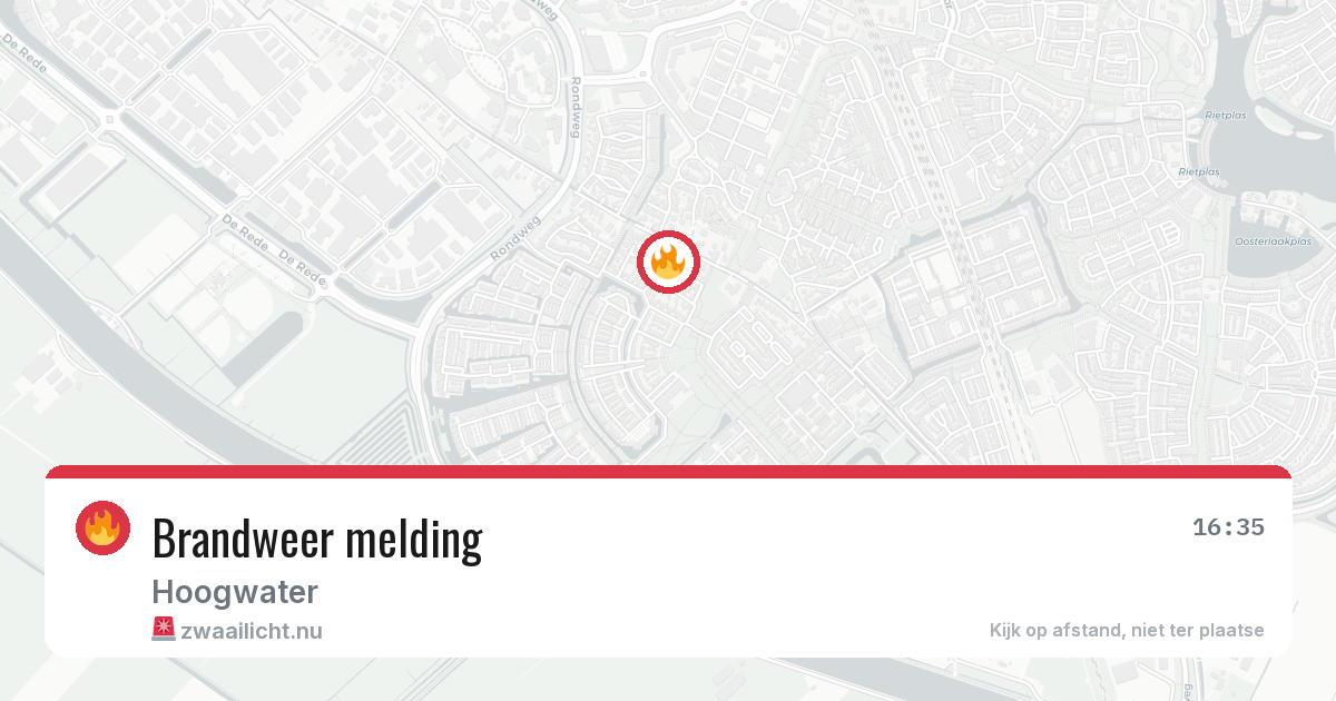 Brandweer melding — 24 mrt 2026