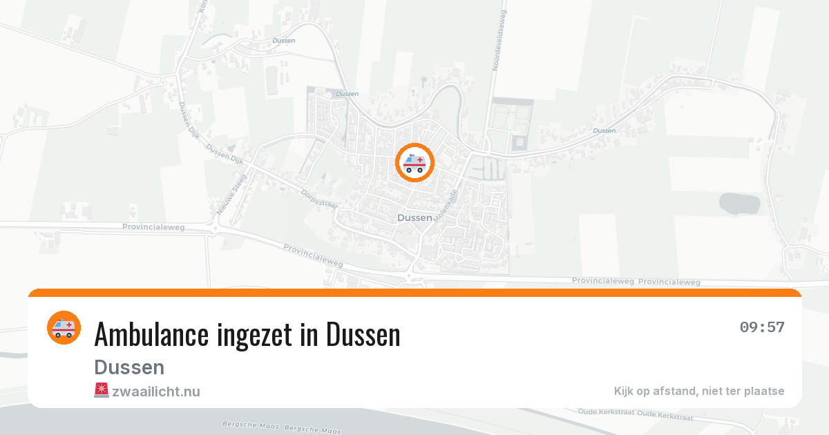 Ambulance ingezet in Dussen — 11 jul 2026
