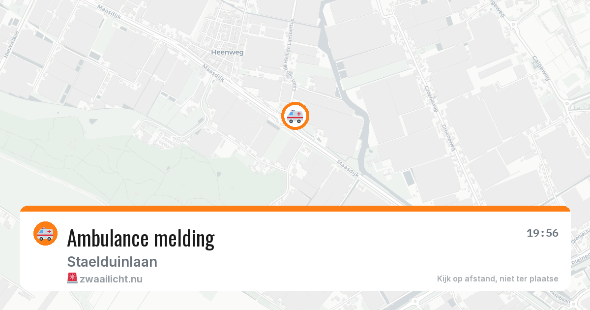 Ambulance melding — 18 jul 2026