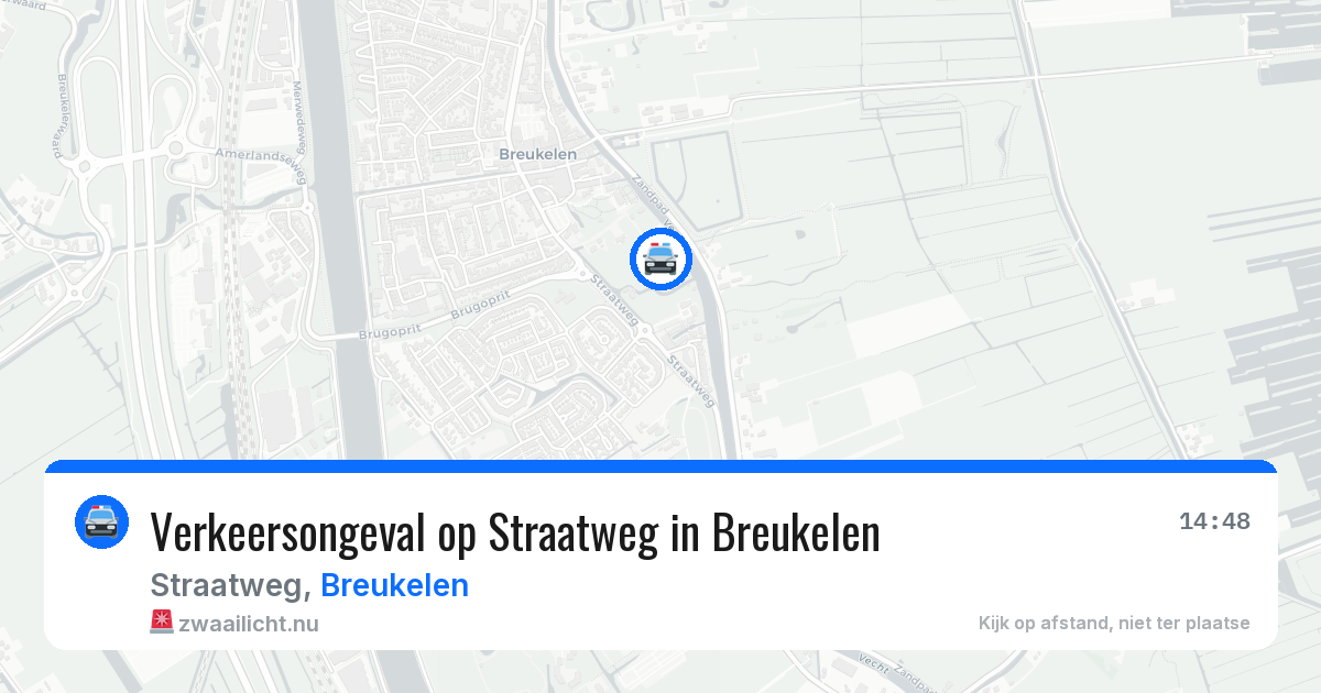 Verkeersongeval op Straatweg in Breukelen — 8 mei 2026