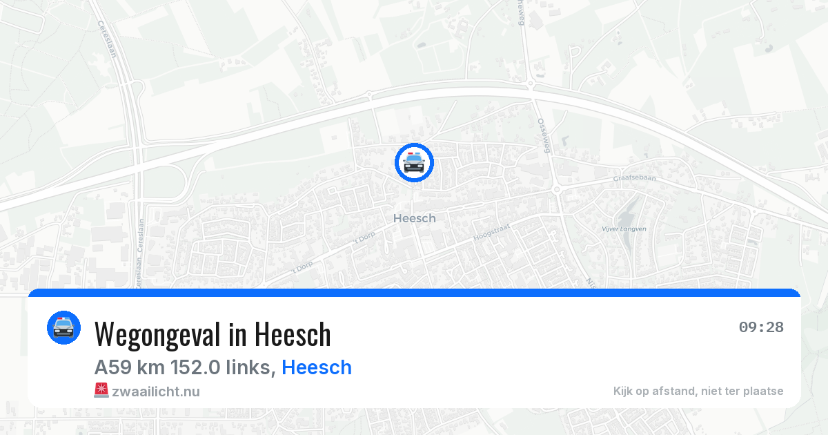 Wegongeval in Heesch — 21 mei 2026