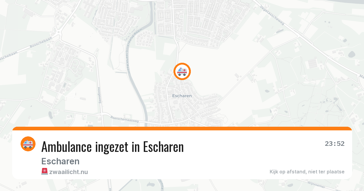 Ambulance ingezet in Escharen — 21 feb 2026