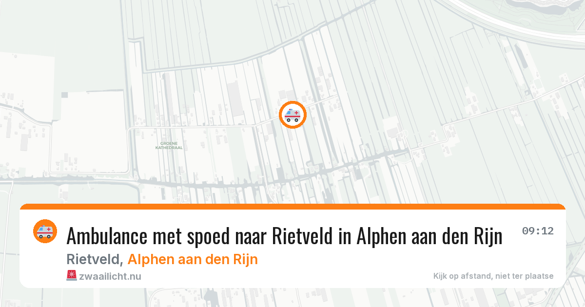 Ambulance met spoed naar Rietveld in Alphen aan den Rijn — 5 feb 2026