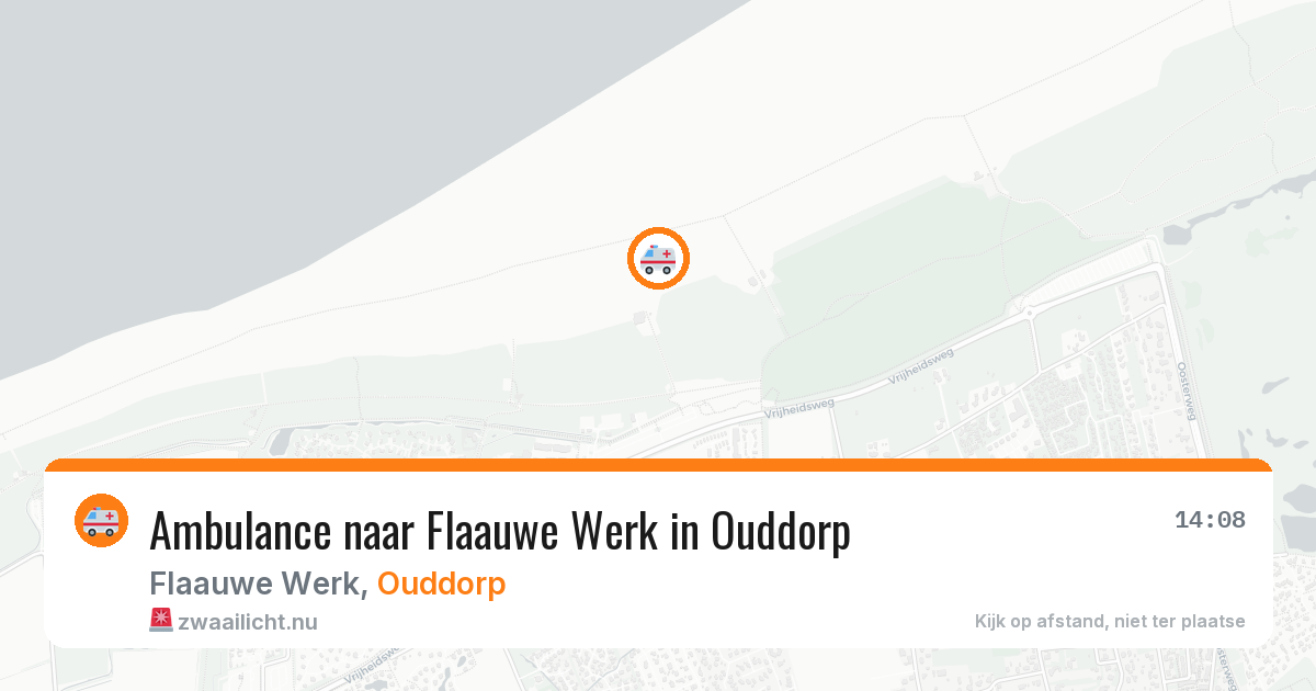 Ambulance naar Flaauwe Werk in Ouddorp — 15 jul 2026
