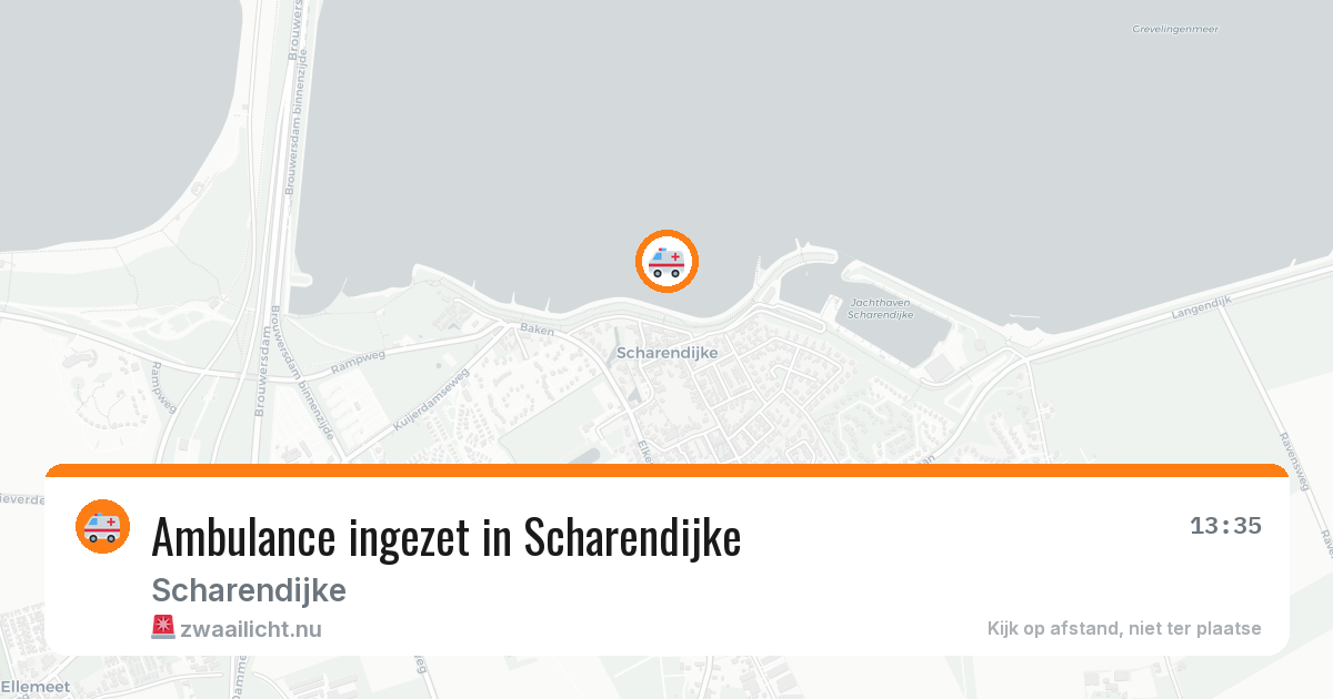 Ambulance ingezet in Scharendijke — 12 jul 2026