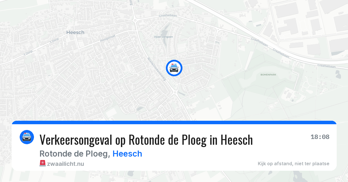 Verkeersongeval op Rotonde de Ploeg in Heesch — 17 jul 2026