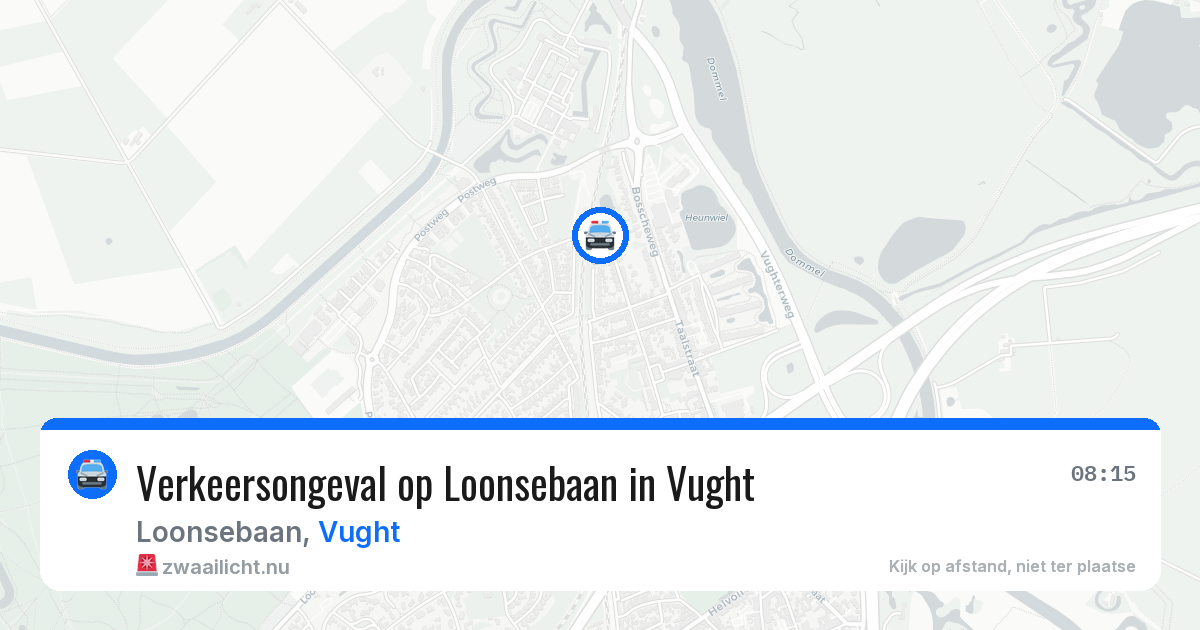 Verkeersongeval op Loonsebaan in Vught — 28 apr 2026