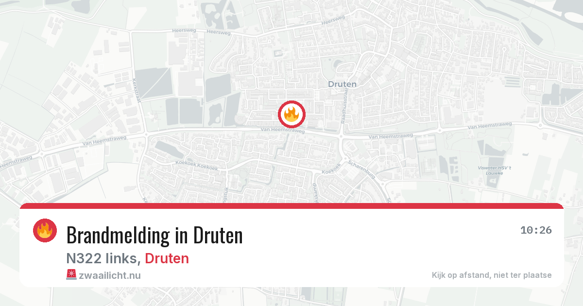 Brandmelding in Druten — 12 feb 2026
