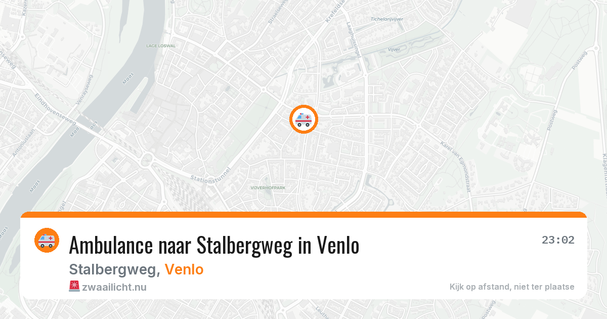 Ambulance naar Stalbergweg in Venlo — 10 jul 2026