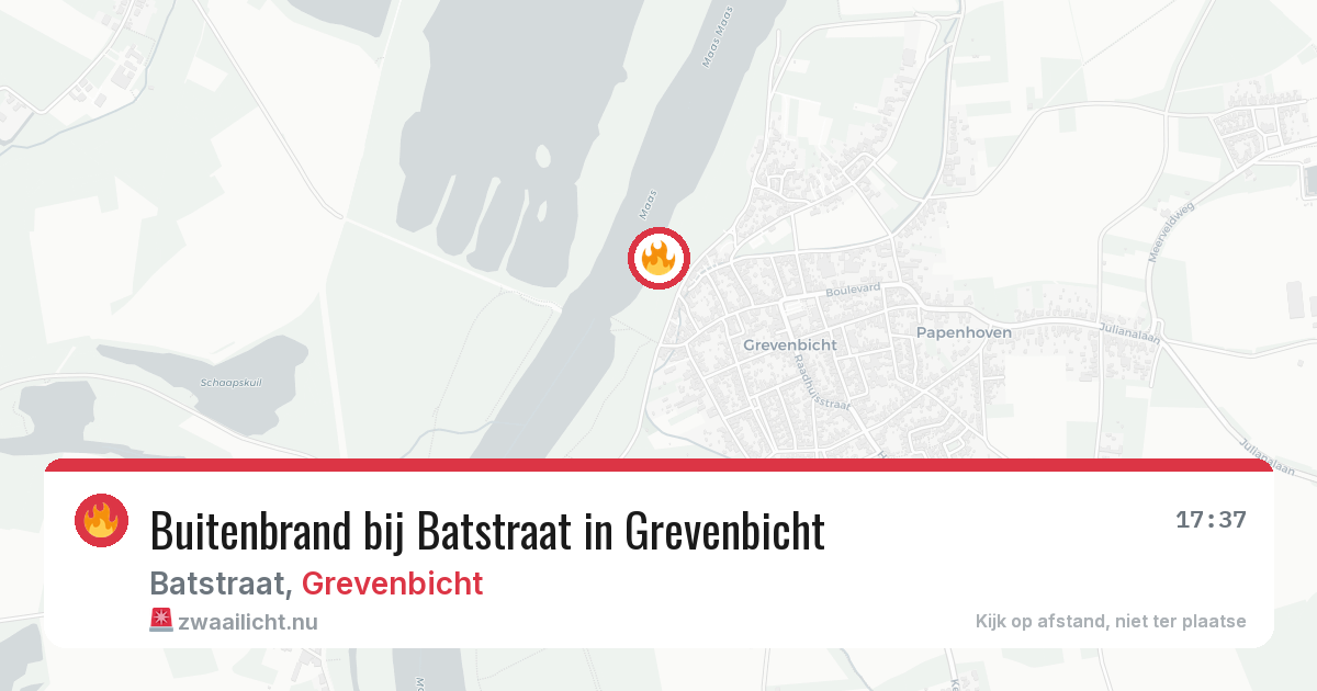 Buitenbrand bij Batstraat in Grevenbicht — 4 jul 2026