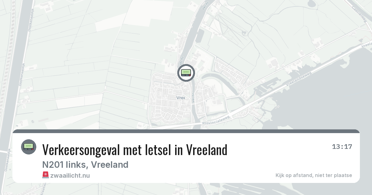 Verkeersongeval met letsel in Vreeland — 4 mrt 2026