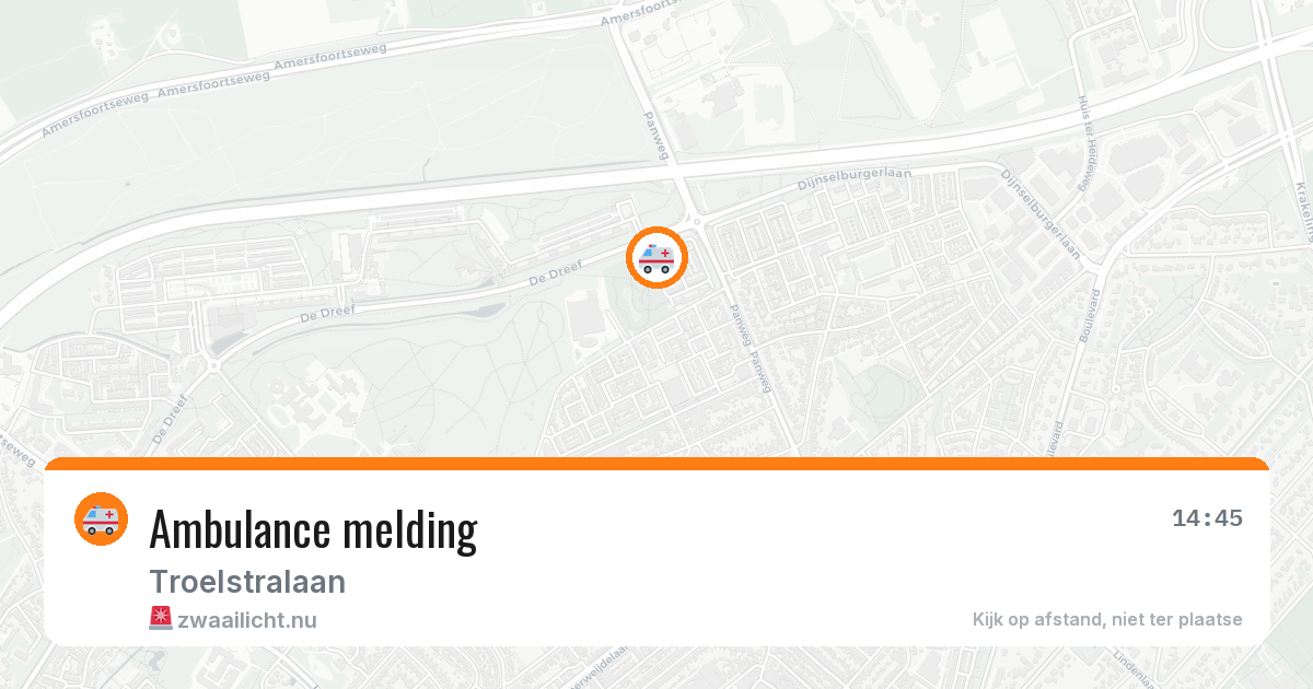 Ambulance melding — 10 feb 2026