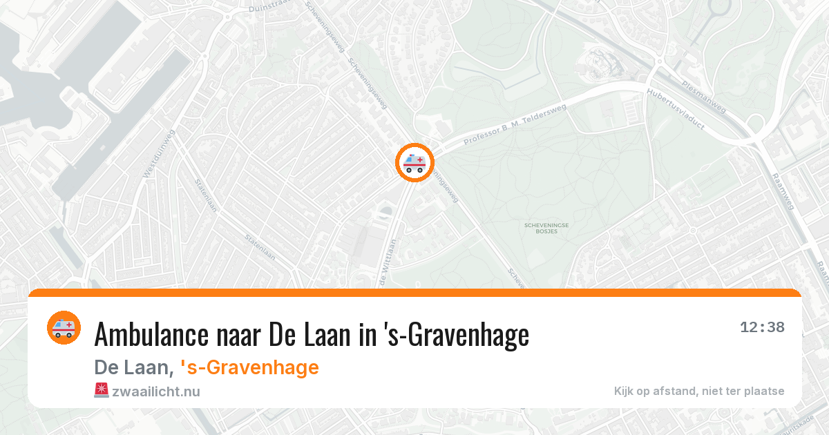 Ambulance naar De Laan in 's-Gravenhage — 16 mrt 2026