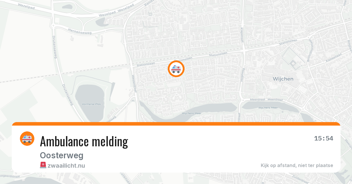 Ambulance melding — 3 jun 2026