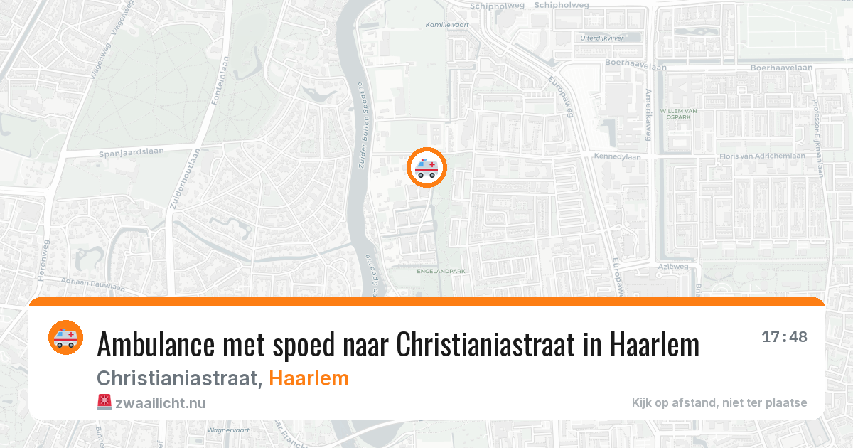 Ambulance met spoed naar Christianiastraat in Haarlem — 21 jan 2026