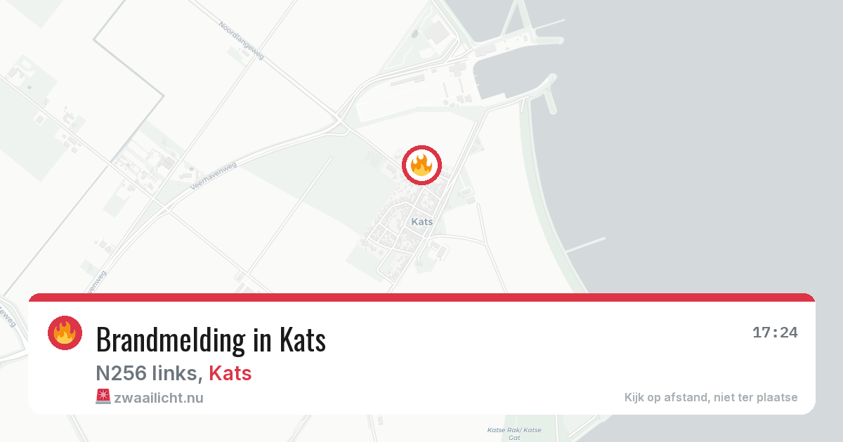 Brandmelding in Kats — 1 apr 2026