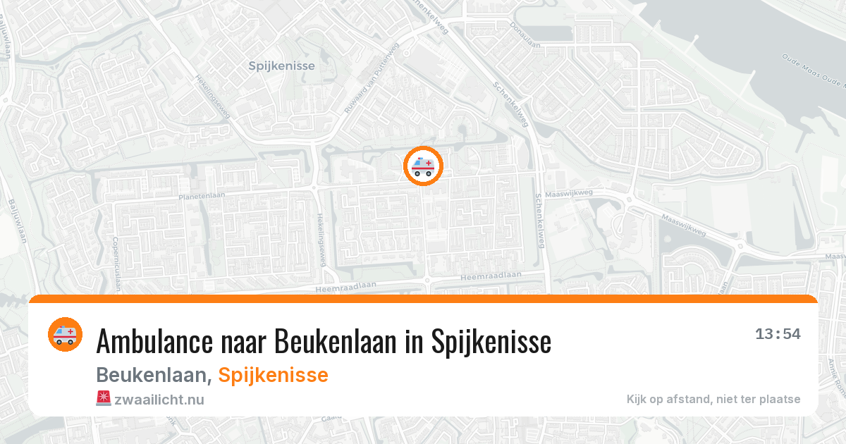 Ambulance naar Beukenlaan in Spijkenisse — 7 feb 2026
