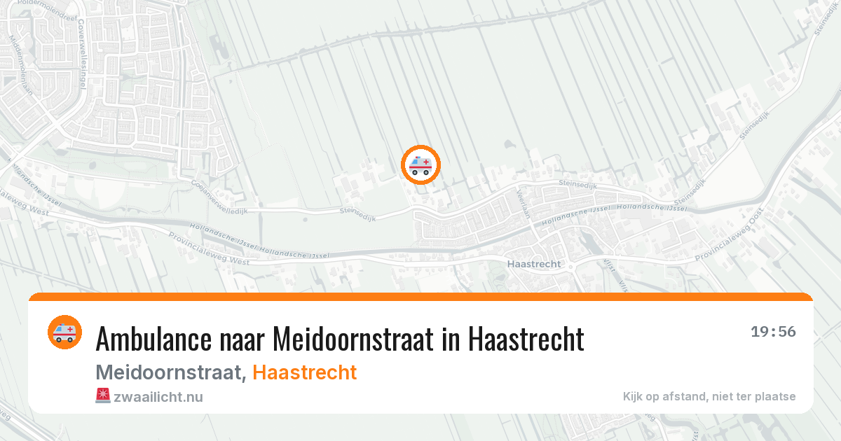 Ambulance naar Meidoornstraat in Haastrecht — 21 jul 2026