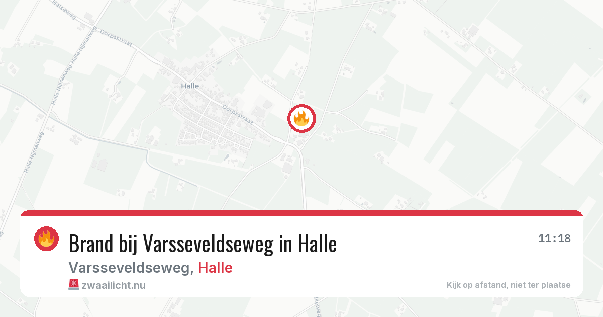 Brand bij Varsseveldseweg in Halle — 28 apr 2026