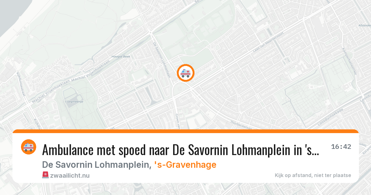 Ambulance met spoed naar De Savornin Lohmanplein in 's-Gravenhage — 12 feb 2026