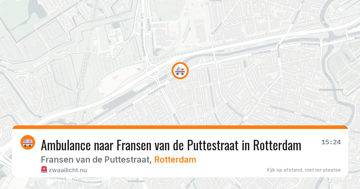 Ambulance naar Fransen van de Puttestraat in Rotterdam — 27 mei 2026