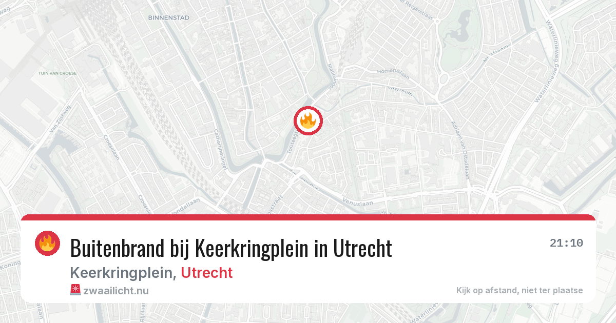 Buitenbrand bij Keerkringplein in Utrecht — 22 mei 2026