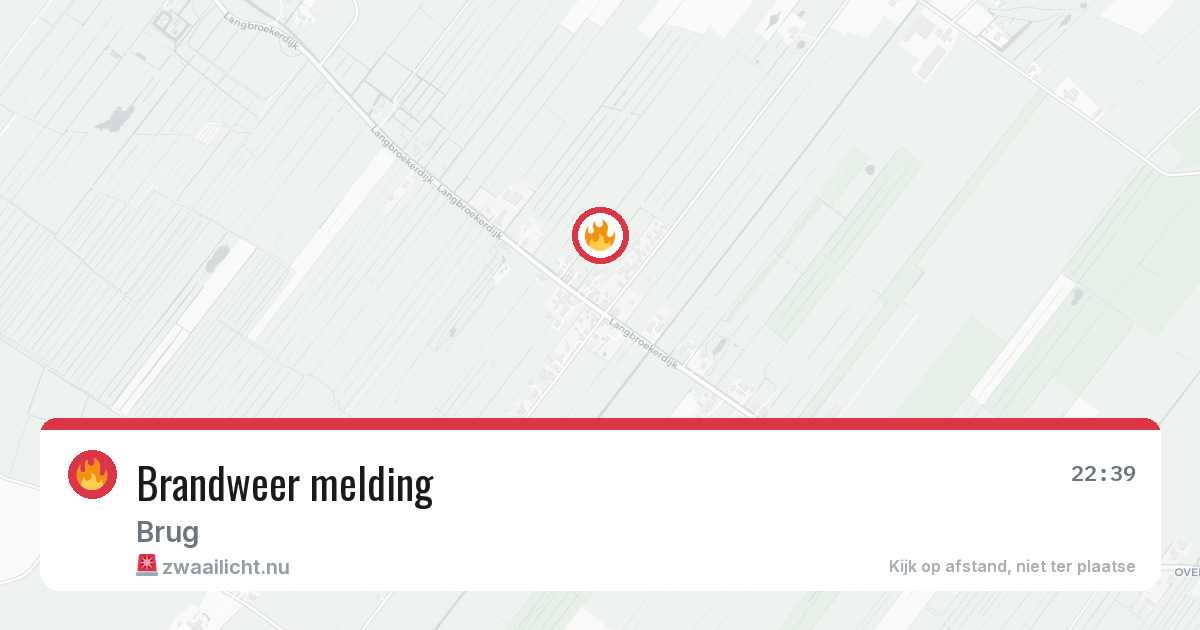 Brandweer melding — 28 mei 2026