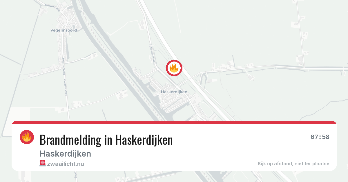 Brandmelding in Haskerdijken — 29 mei 2026