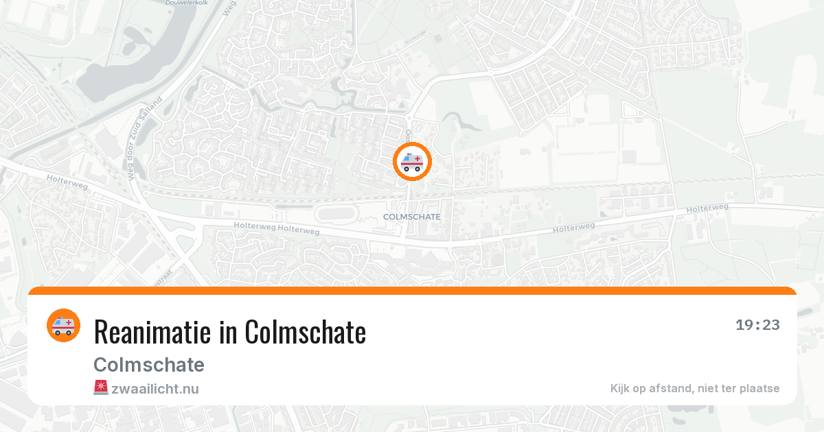 Reanimatie in Colmschate — 7 jul 2026