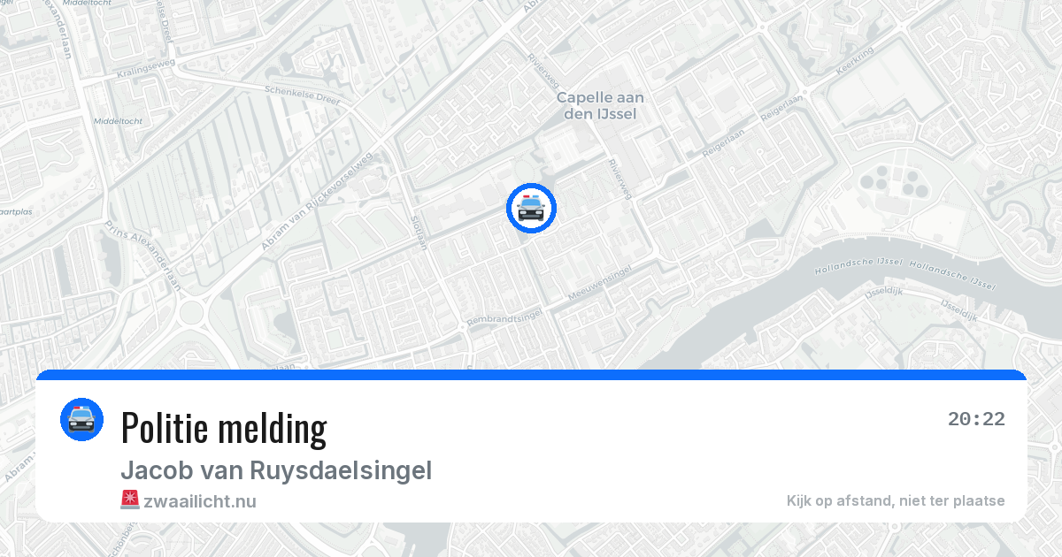 Politie melding — 22 mei 2026