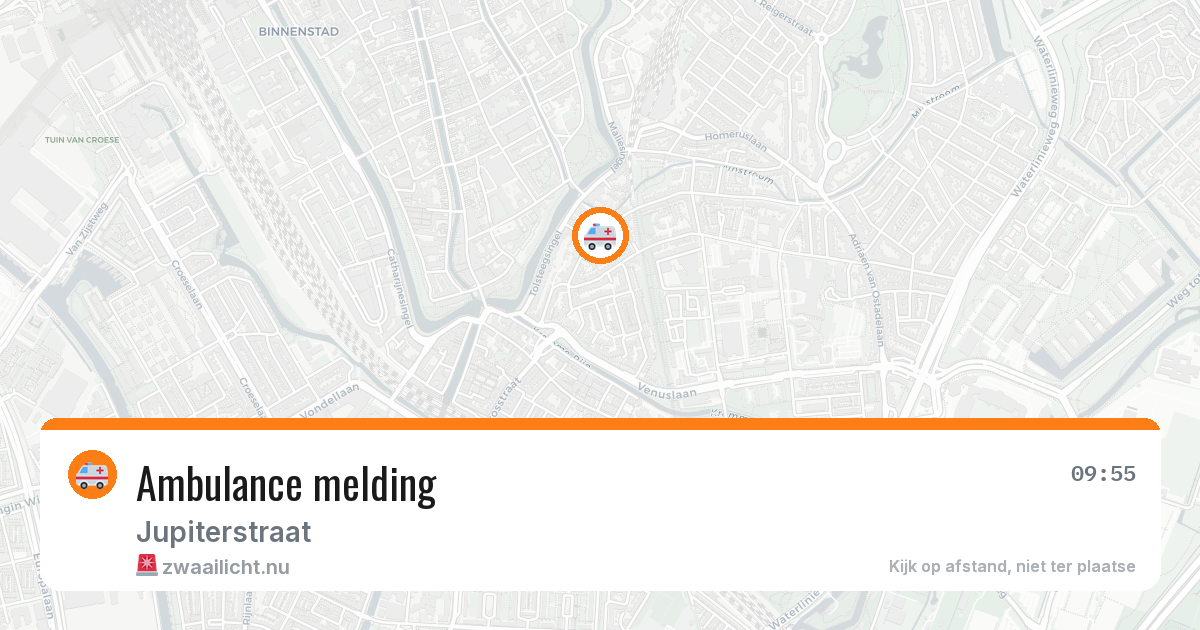 Ambulance melding — 18 mrt 2026