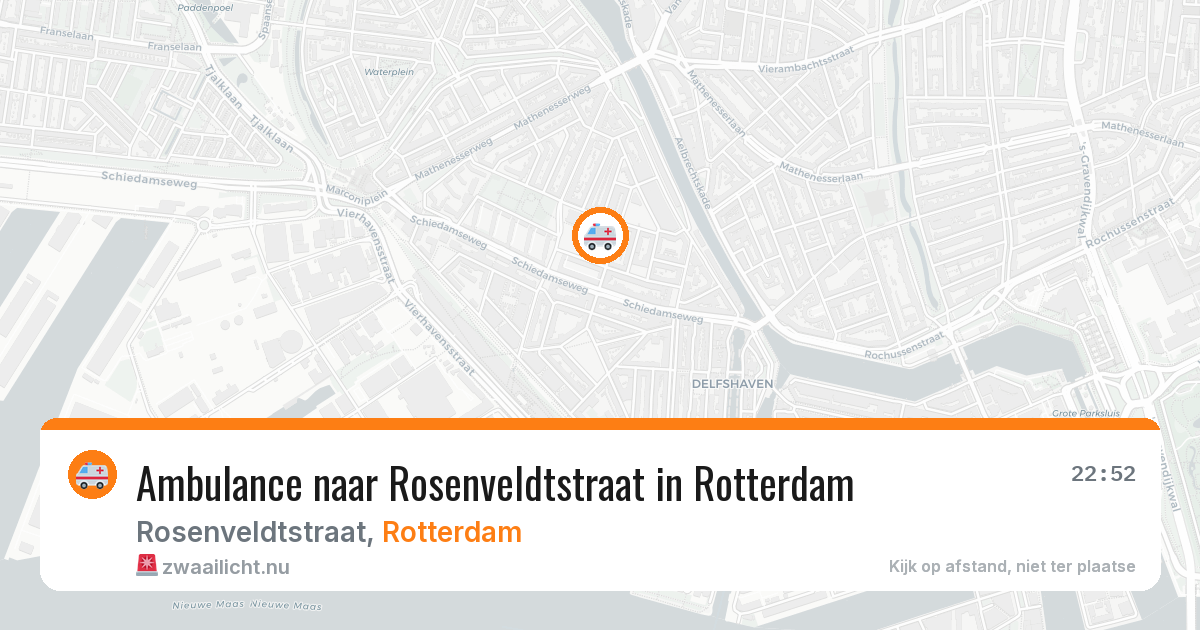Ambulance naar Rosenveldtstraat in Rotterdam — 5 jun 2026