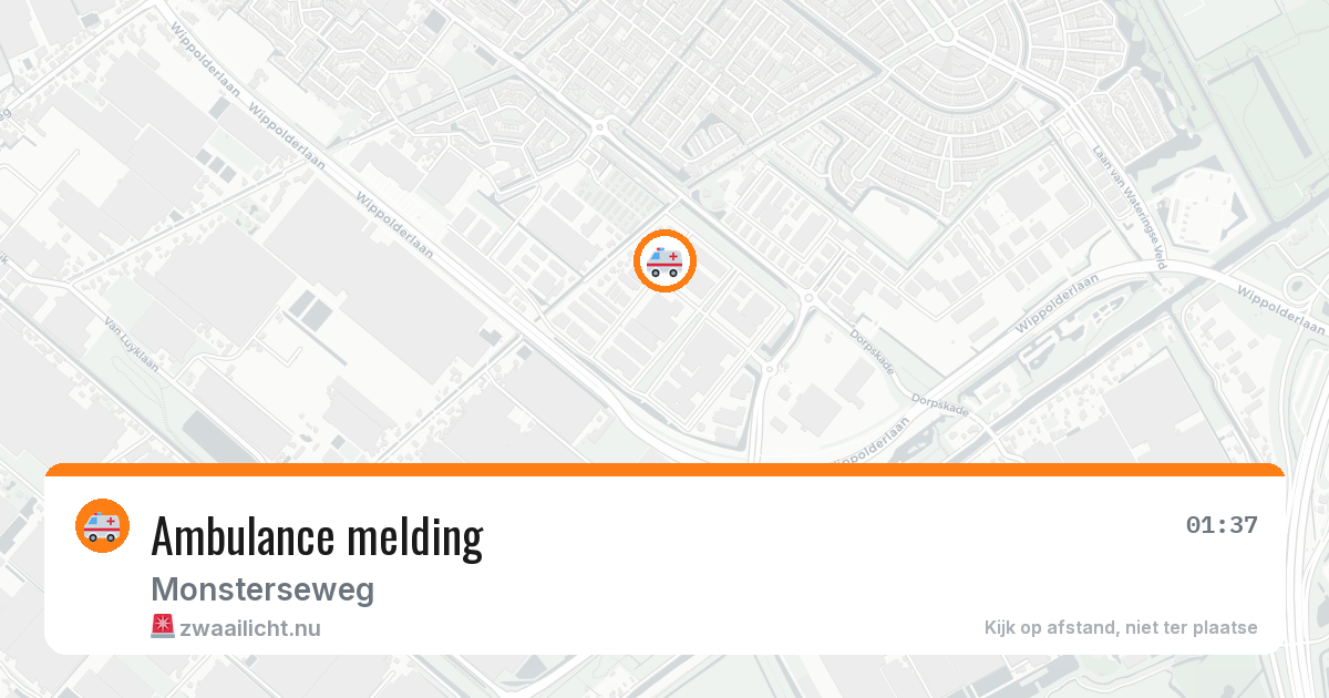 Ambulance melding — 18 jul 2026