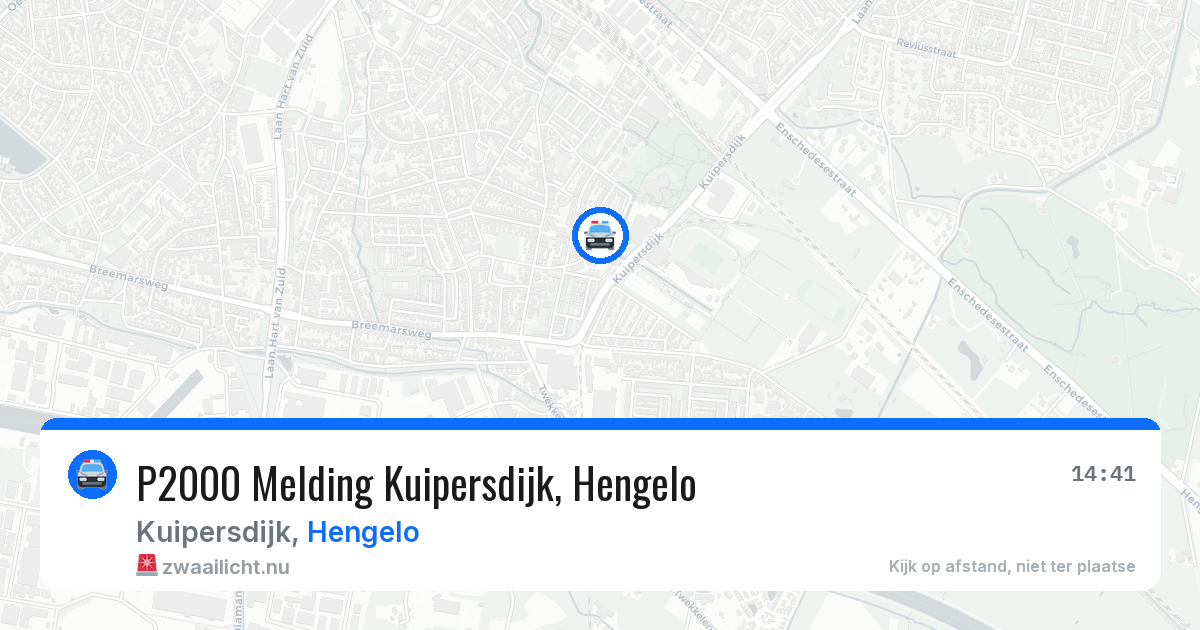 P2000 Melding Kuipersdijk, Hengelo — 19 jan 2026