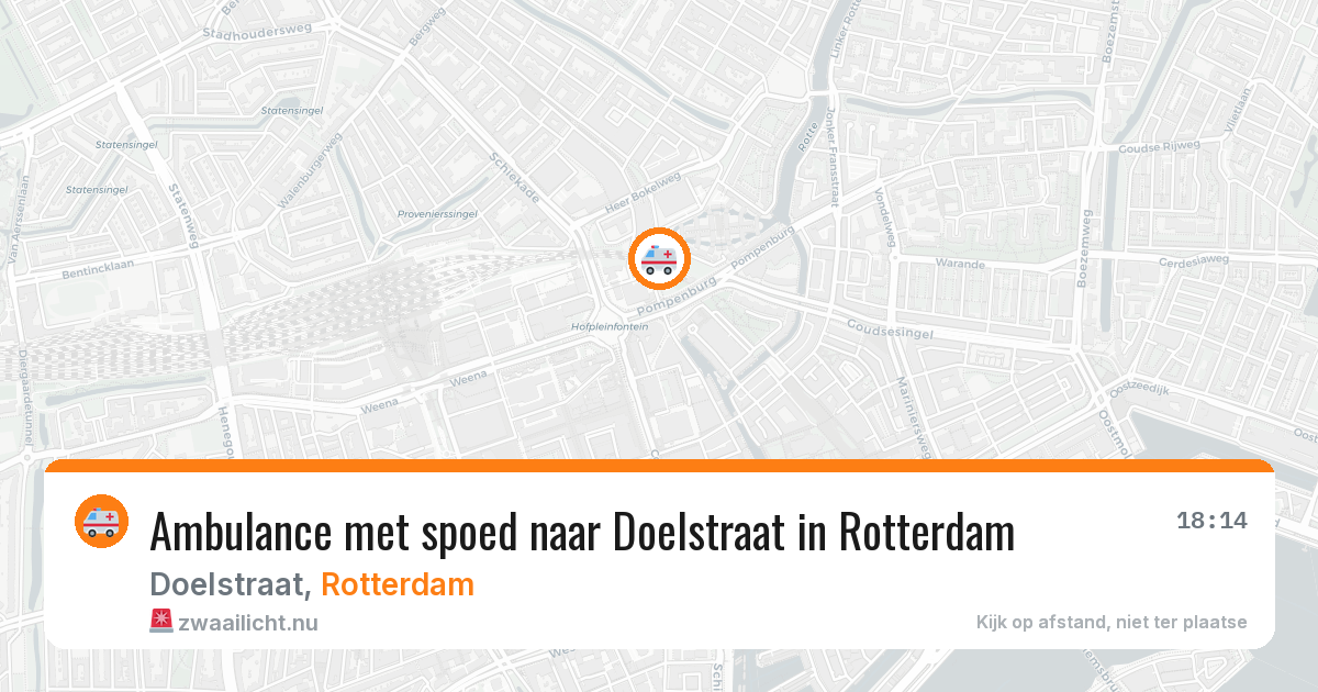 Ambulance met spoed naar Doelstraat in Rotterdam — 31 mrt 2026