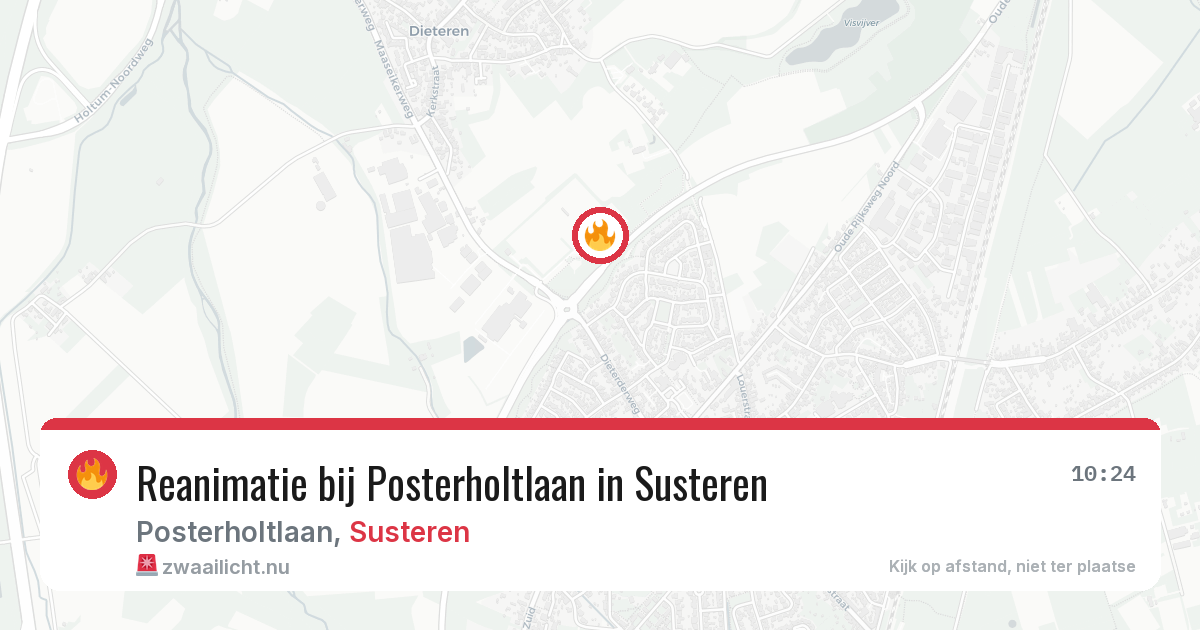 Reanimatie bij Posterholtlaan in Susteren — 23 apr 2026