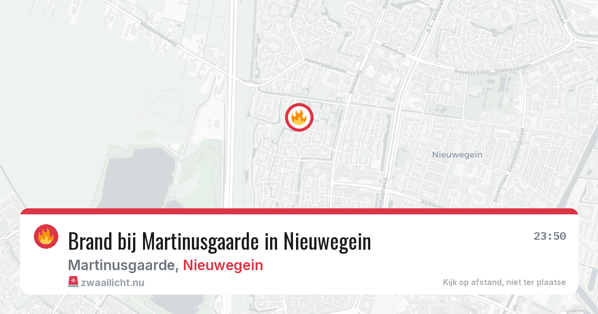 Brand bij Martinusgaarde in Nieuwegein — 12 apr 2026