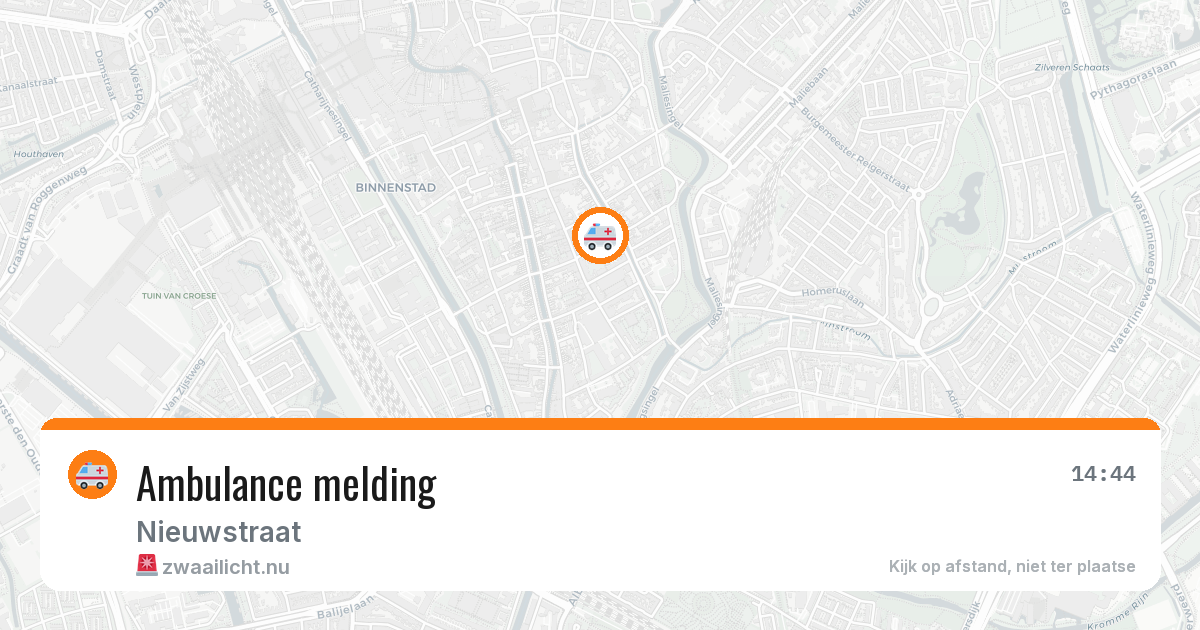 Ambulance melding — 10 jul 2026