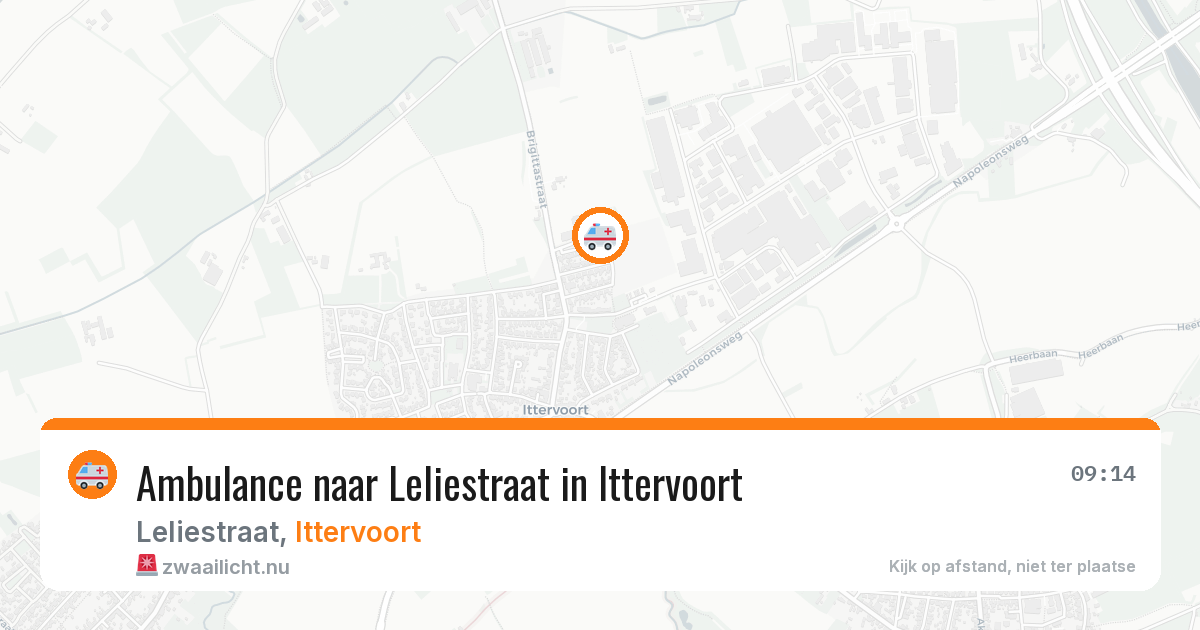 Ambulance naar Leliestraat in Ittervoort — 8 jul 2026