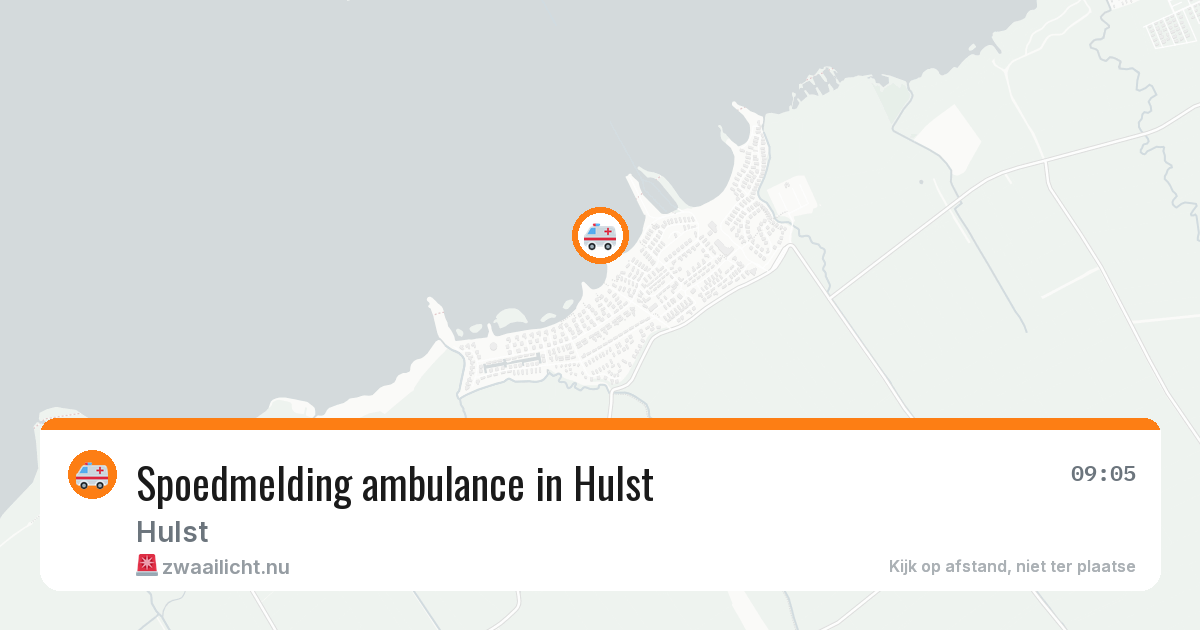 Spoedmelding ambulance in Hulst — 1 apr 2026