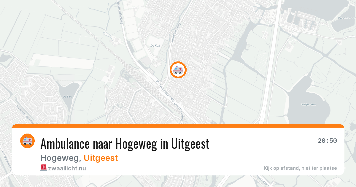 Ambulance naar Hogeweg in Uitgeest — 12 mei 2026
