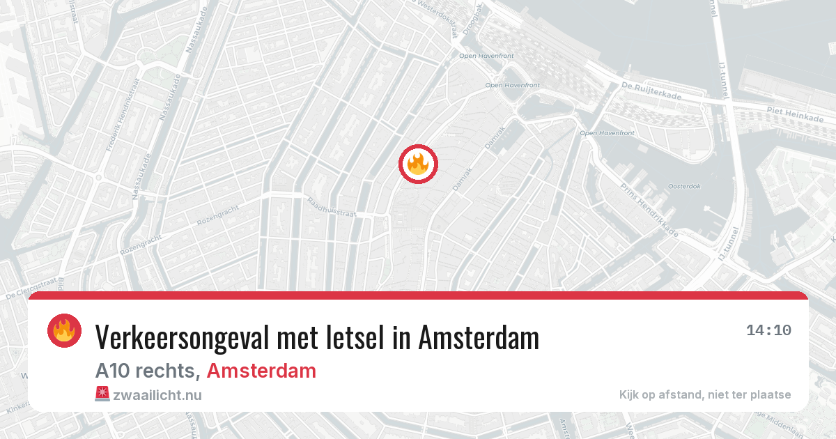 Verkeersongeval met letsel in Amsterdam — 11 jul 2026