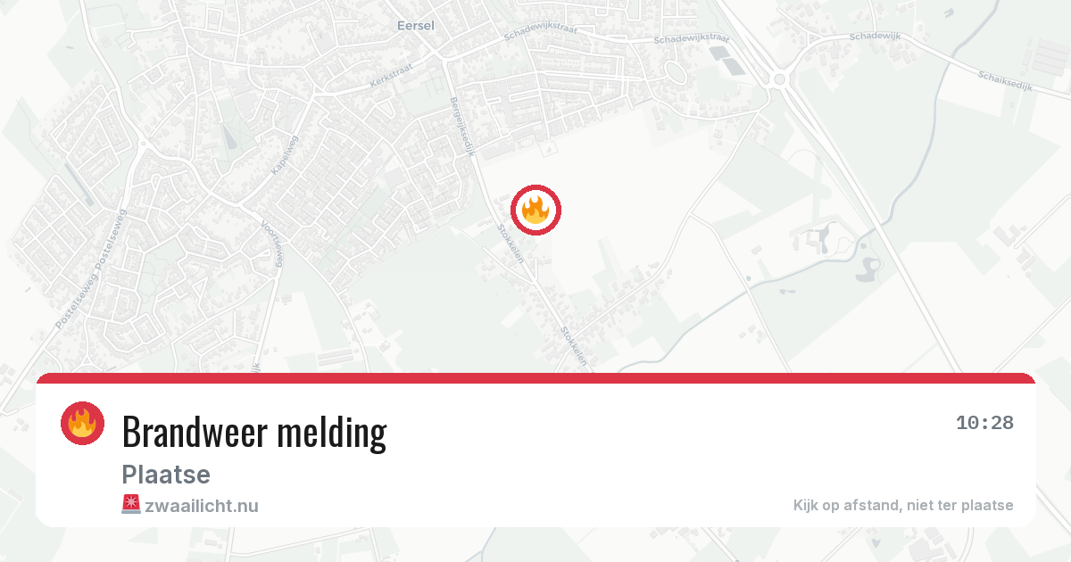 Brandweer melding — 2 mei 2026