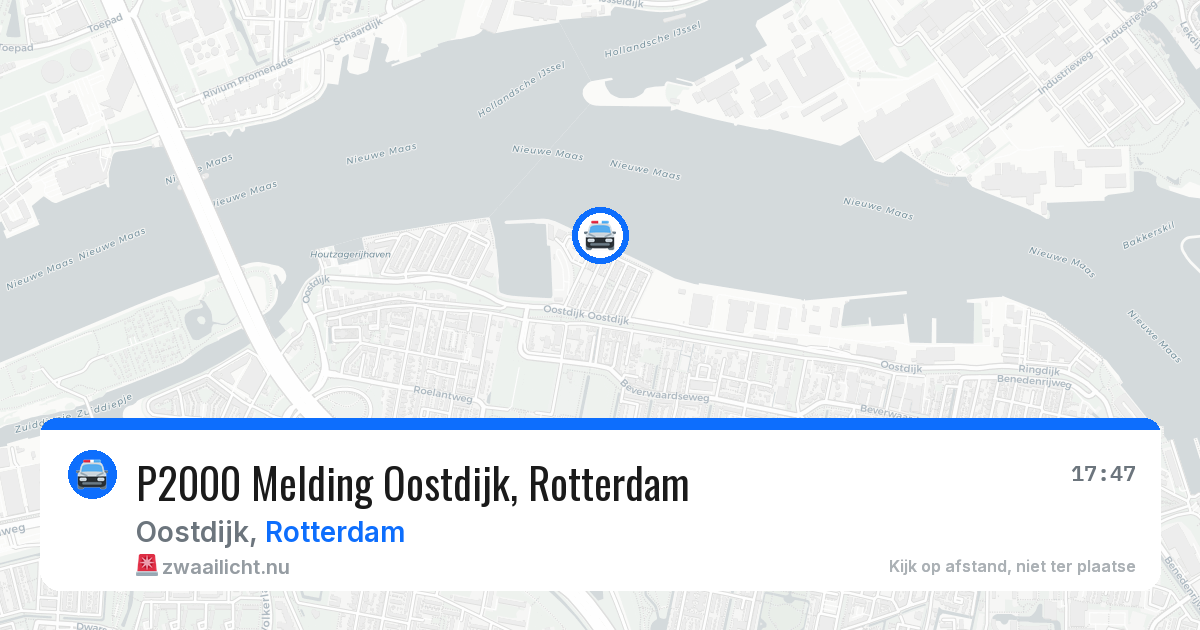 P2000 Melding Oostdijk, Rotterdam — 4 jun 2026