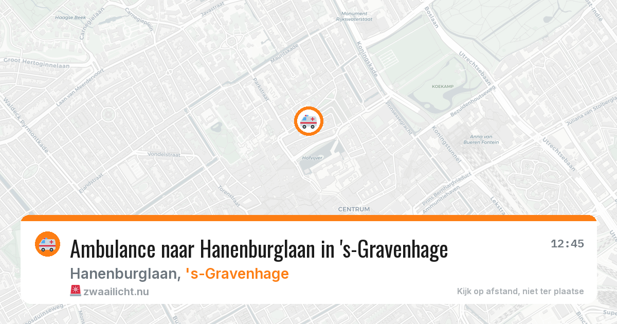 Ambulance naar Hanenburglaan in 's-Gravenhage — 4 feb 2026
