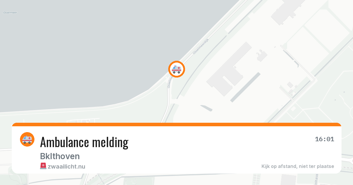 Ambulance melding — 3 apr 2026