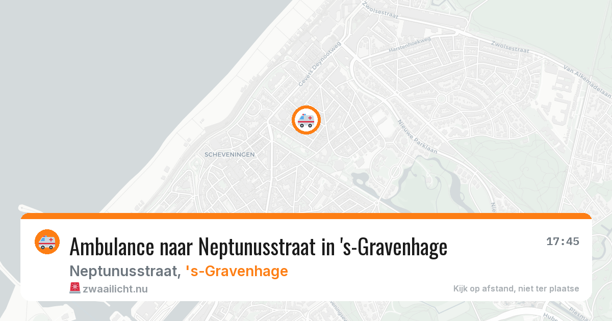 Ambulance naar Neptunusstraat in 's-Gravenhage — 26 mei 2026