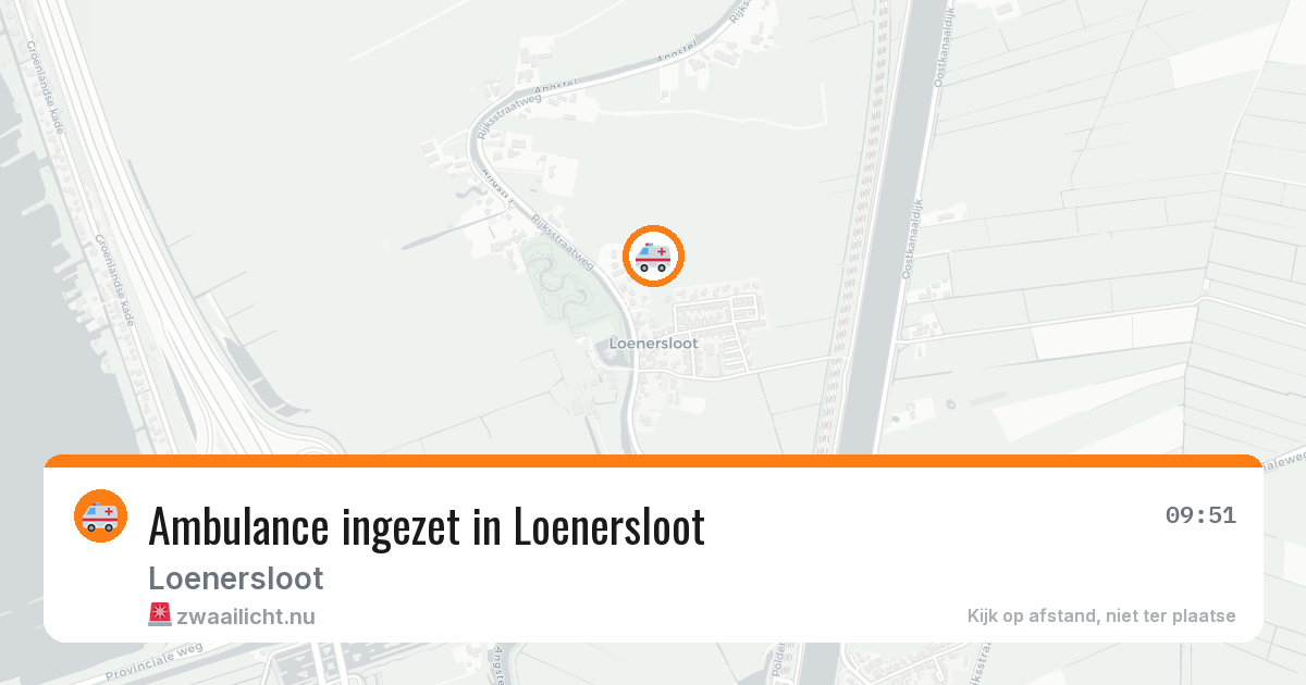 Ambulance ingezet in Loenersloot — 8 jun 2026