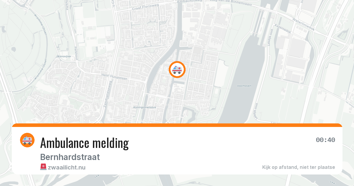 Ambulance melding — 14 jul 2026
