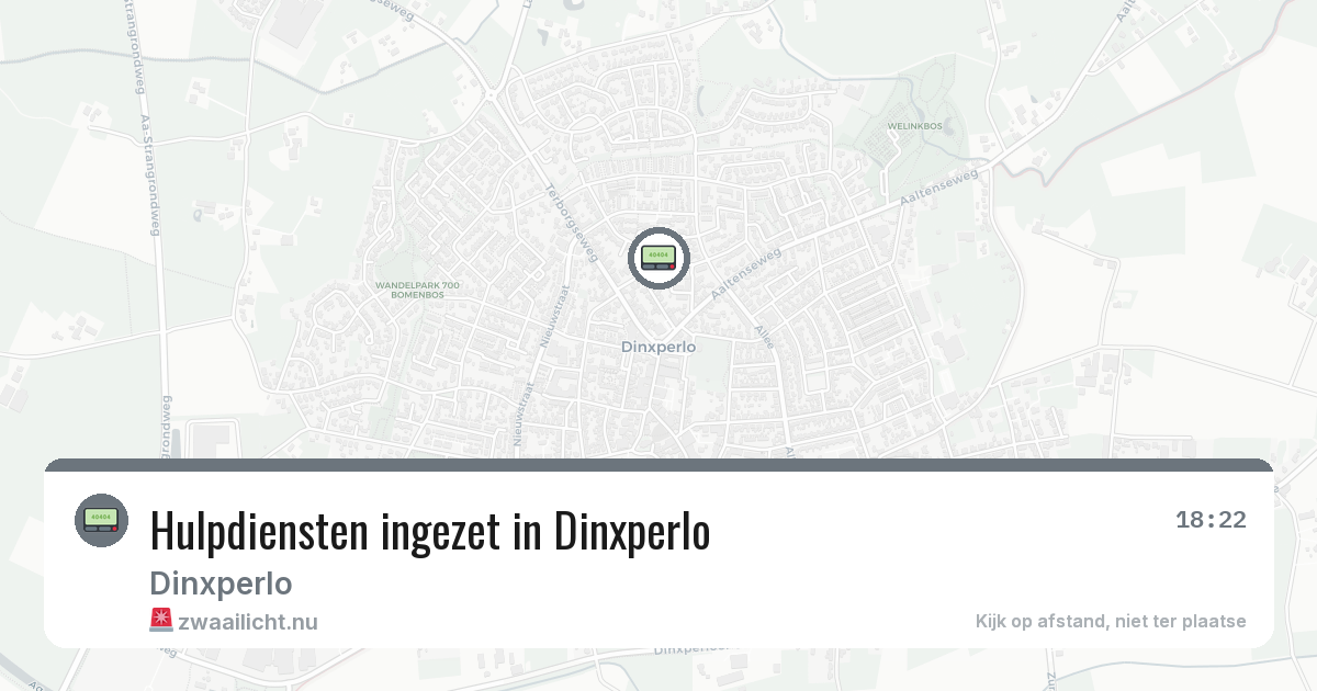 Hulpdiensten ingezet in Dinxperlo — 30 jan 2026 | 🚨 Zwaailicht.nu